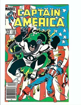 Buy Captain America 312, FN 6.0, Marvel 1985, Newsstand! 1st Flag-Smasher🇺🇸 • 9.25£