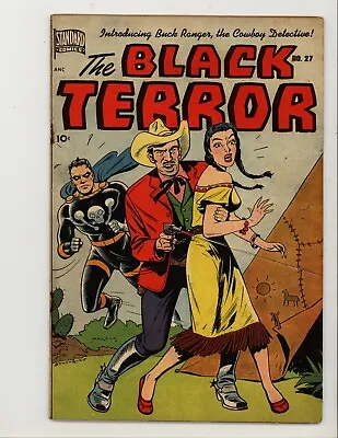 Buy Black Terror 27 VG/VG+ Schomburg Cover Last Issue 1949 • 177.72£