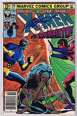 Buy Uncanny X-Men #150 FN+ Newsstand Signed Chris Claremont W/COA 1981 Marvel Comics • 75.64£
