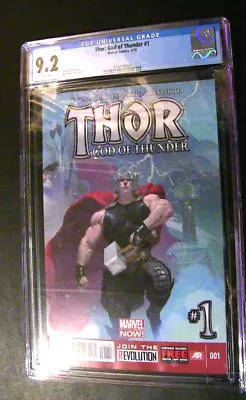 Buy Thor God Of Thunder #1 CGC 9.2 KEY 1st Old Man Thor- 1st Jarnbjorn QUADRUPLE 🔑 • 27.79£