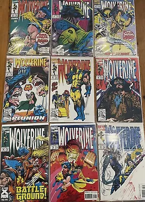 Buy 9x Wolverine Marvel Comics Joblot, Issues #53 #57 #60 #62 #65 #66 #68 #74 #78 • 19£