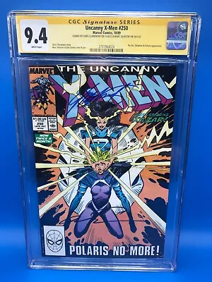 Buy Uncanny X-Men #250 - Marvel - CGC SS 9.4 - Signed By Chris Claremont, Silvestri • 127.33£