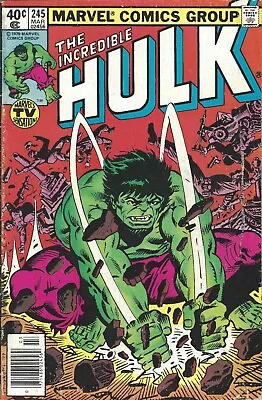 Buy The Incredible Hulk: Issue 245: March 1980: When The Hulk Comes Raging! • 2.85£