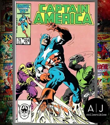 Buy Captain America #324 NM- 9.2 1986 • 3.21£