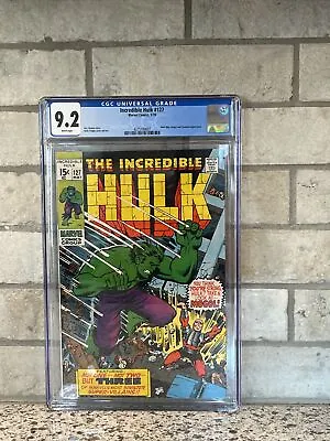 Buy Incredible Hulk #127 CGC 9.2 WP Marvel 5/70, Mole Mogul Tyrannus Appearance • 150.77£