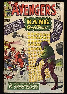 Buy Avengers #8 GD 2.0 1st Appearance Kang The Conqueror! Jack Kirby Cover! • 200.34£