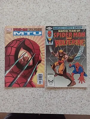 Buy Marvel Team Up 2 (2005)And Marvel Team Up 117 (1982) Wolverine And Spiderman  • 15£