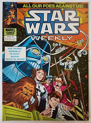 Buy Star Wars Weekly #91 VF/NM (Nov 21 1979, Marvel UK) Darth Vader Cover • 23.75£