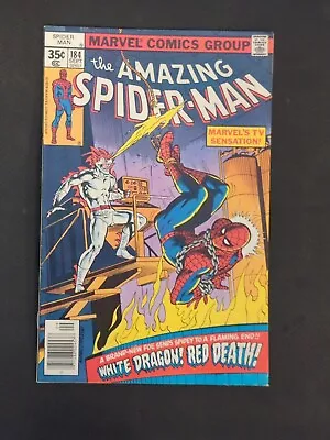 Buy Amazing Spider-Man # 184 VF 1st Series 1st White Dragon  • 14.41£