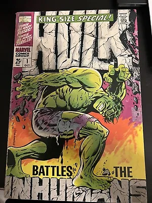 Buy Incredible Hulk King-Size Special #1 / 1968 / Classic Jim Steranko Cover • 75.10£