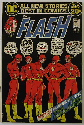 Buy Flash #217 (Sep 1972, DC), VG (4.0), GL/GA Back-up Story With Neal Adams Art • 11.86£