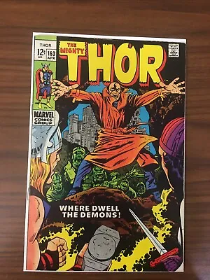 Buy Thor #163 (1969) - 2nd Cameo Appear. Of HIM (Adam Warlock).  Fine+ Condition (L) • 42.57£