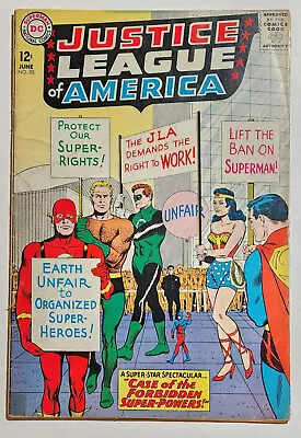 Buy JUSTICE LEAGUE Of AMERICA #28 1964 Silver Age DC • 7.16£