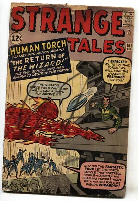 Buy Strange Tales #105--1963--2nd Wizard--Human Torch--G • 43.48£