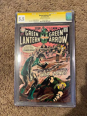 Buy Green Lantern #77 Cgc Signed By Neal Adams 5.5 Comic • 514.67£