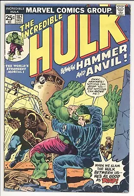 Buy INCREDIBLE HULK  182  VG/4.0  -  Solid 4th Appearance Wolverine! • 86.85£