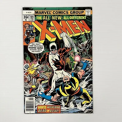 Buy X-Men #109 1977 VF Cent Copy 1st Appearance Of Weapon Alpha • 120£