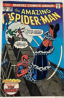 Buy The Amazing Spider-Man #148 (1975) Jackal Revealed Marvel Comics Bronze Key FN • 9.88£