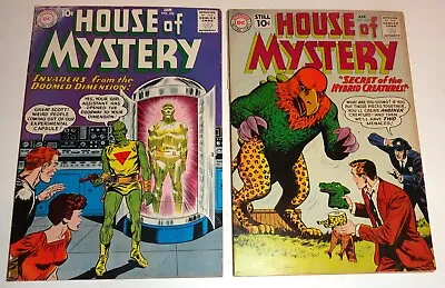 Buy House Of Mystery #106,109  Vg/fn 1961 • 21.82£