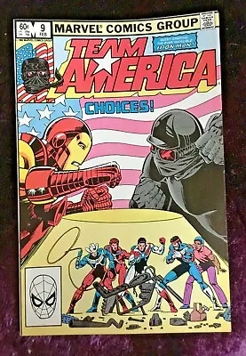 Buy Free P & P; Team America #9 (Feb 1983): With Iron Man! • 4.99£
