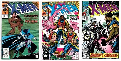 Buy Uncanny X-Men #256,282,283 (Marvel, 1989-1991) 1st Bishop And Psylocke | NM • 15.76£