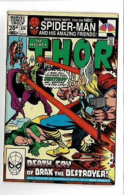 Buy Marvel Comic The Mighty Thor Vol. 1 No. 314 December 1981  • 4.24£