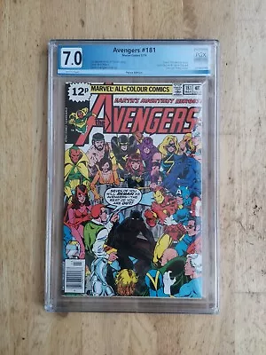 Buy Avengers 181 1979 1st Scott Lang Ant Man PGX 7.0 Like CGC Graded Marvel Comic • 89.99£