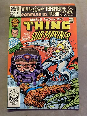 Buy Marvel Two-In-One #81, Marvel Comics, 1981, The Thing, FREE UK POSTAGE • 5.99£