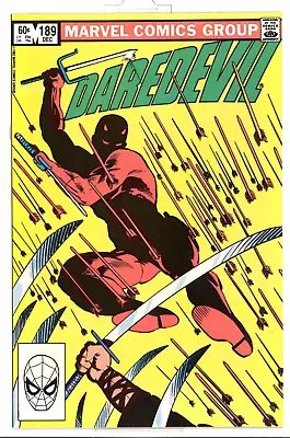 Buy Daredevil #189 Near Mint/Mint (9.8) 1982 Marvel Comics • 75.88£