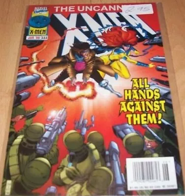 Buy Uncanny X-Men (1963) 1st Series # 333...Published June 1996 By Marvel • 5.95£