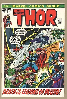 Buy Thor 199 (VF) Buscema! 1st EGO PRIME + GYGATHER! Hordes From Hades! 1972 X853 • 19.76£