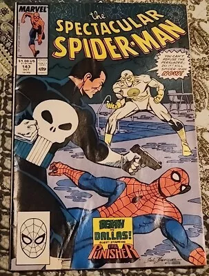 Buy The Spectacular Spider-Man #143 1988 Marvel Comics Comic Book Punisher Crossover • 10.27£