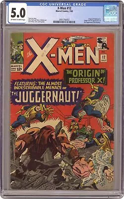 Buy Uncanny X-Men #12 CGC 5.0 1965 3901758002 1st App. Juggernaut • 650£