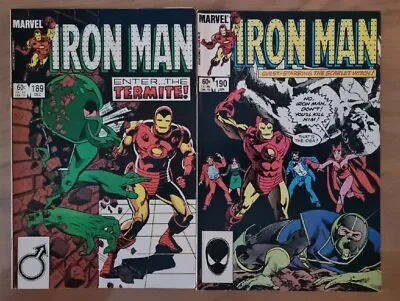 Buy Iron Man (1968 1st Series) Issue 189 And 199 • 9.72£
