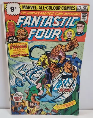 Buy Fantastic Four Volume 1 Issue 170 Marvel Comics 1976 Roy Thomas George Perez • 7.99£