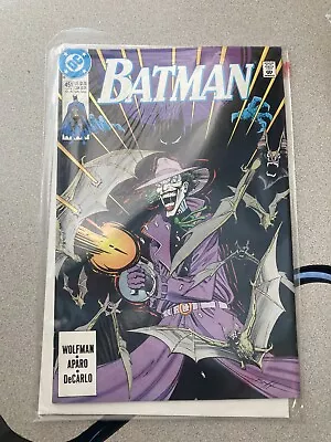 Buy DC Batman 451 Late July 1990 Vintage Comic Book Joker • 4£
