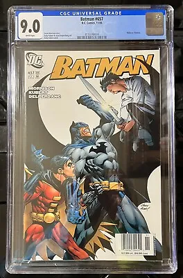 Buy Batman #657 CGC 9.0 Newsstand Variant 1st Cover Appearance Damian Wayne See Pics • 130.44£