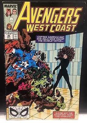 Buy West Coast Avengers #48 Comic , Marvel Comics • 1.58£