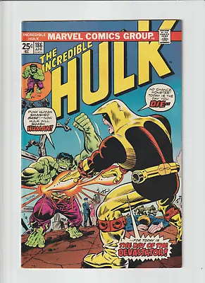 Buy Incredible Hulk #186 1975 Marvel Trimpe Art 8.0 To 8.5 MVS Intact  • 6.33£