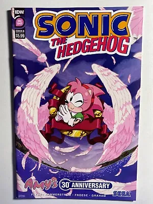 Buy Idw Comics Sonic The Hedgehog Amys 30th Anniversary (2023) Variant Nm/mt Comic • 4.73£