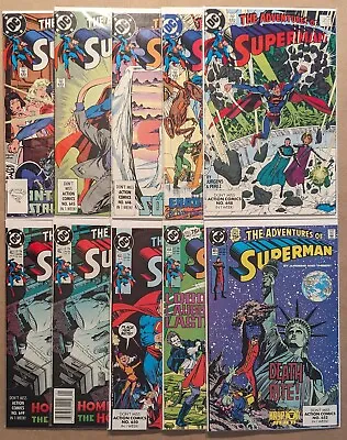 Buy The Adventures Of Superman #457-465 DC Comics 1989-1990 • 18.01£