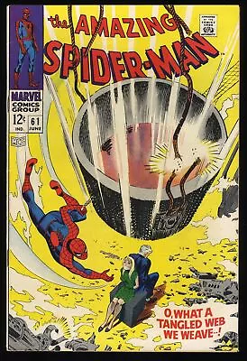 Buy Amazing Spider-Man #61 FN/VF 7.0 1st Gwen Stacy Cover Appearance! Marvel 1968 • 99.14£