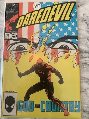 Buy Daredevil 232 - 1st Appearance Nuke - 1st Print Marvel 1986 VF Key Hot Series • 19.99£