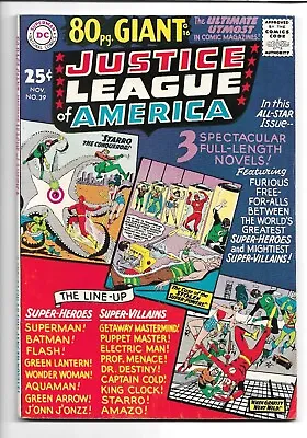 Buy Justice League Of America 39, 1965, 80 Pg  JLA #5 Brave & Bold #28 & 30, 8.5 VF+ • 96.50£