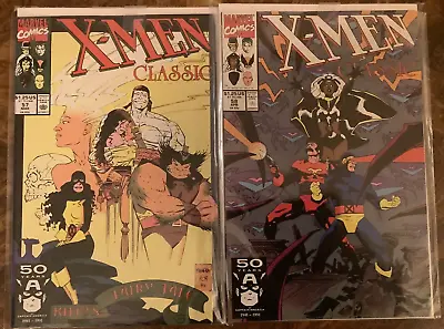 Buy Classic X-Men 57 58  VF/NM Mike Mignola Covers Reprints Uncanny X-Men 153 154 • 4.73£