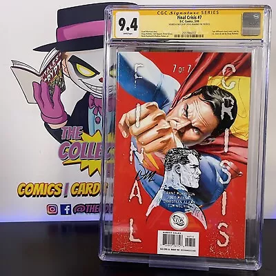 Buy Final Crisis #7 (2009) 1st Calvin Ellis CGC 9.4 SS Signed & Sketched By Mahnke • 159.90£