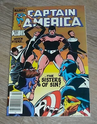 Buy CAPTAIN AMERICA # 295 MARVEL COMICS July 1984 NEWSSTAND VARIANT SISTERS Of SIN  • 7.99£