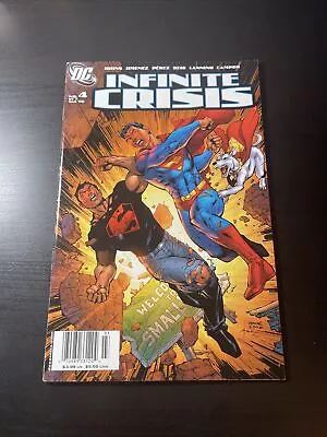 Buy Infinite Crisis #4 (7.5 VF-) Newsstand Variant - Jim Lee - 2006 • 6.39£