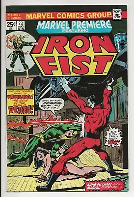 Buy Marvel Premiere 23 VERY FINE VF 8.0 (Marvel Comics 1975) Iron Fist Vs Warhawk • 19.37£