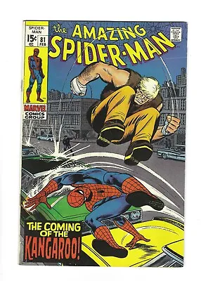 Buy Amazing Spider-Man #81  1st KANGAROO, Aunt May, 6.5 FN+ 1969 Marvel • 39.97£